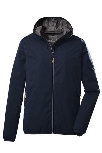 Killtec Funktionsjacke KOS 60 mit Kapuze (2-Lagen-Jacken, PFC-frei, sehr leicht) dunkelnavyblau Herren